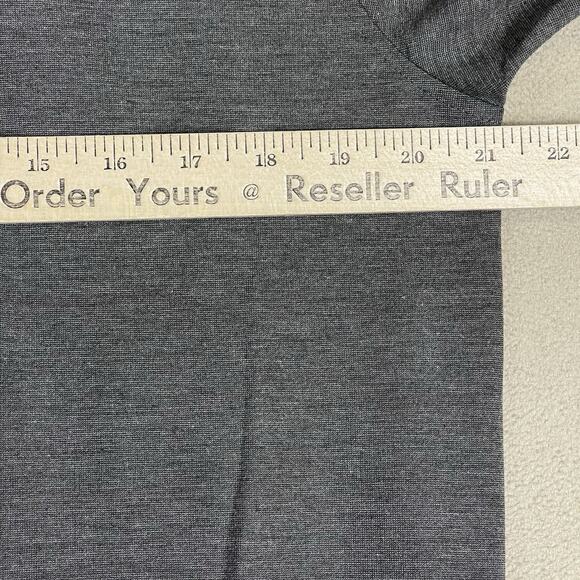 Luka Dilong‎ Pullover Mens 48 Gray 1/4 Zip Mock Neck Knit Long Sleeve Stretch - Picture 5 of 13